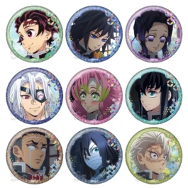 Demon Slayer - 鬼滅の刃 グリッター缶バッジ Vol.2