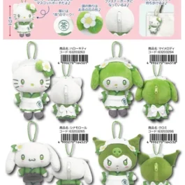 Sanrio - 「サンリオ」「ぬいぐるみ」マスコットポーチ 抹茶